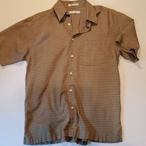 Geoffrey Beene shirt sleeved mens shirt medium